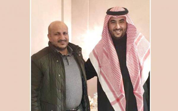 نائب وزير الدفاع السعودي يستقبل قائد المقاومة الوطنية