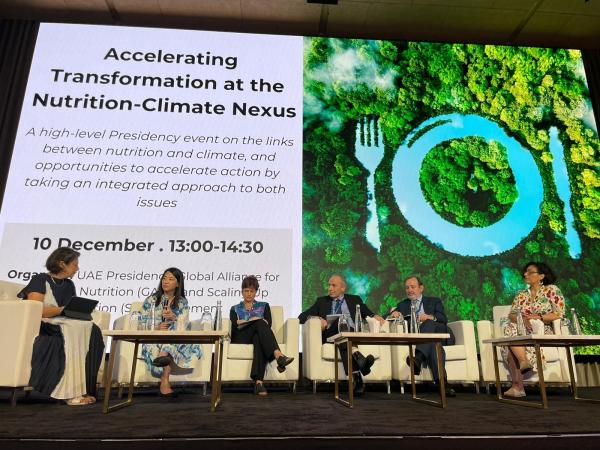 COP28.. مسؤولون دوليون: 3.5 تريليونات دولار خسائر العالم بسبب سوء التغذية