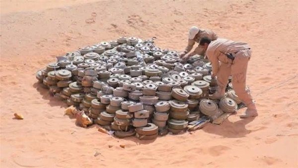 إتلاف 2500 لغم وقذيفة غير منفجرة في محافظة مارب