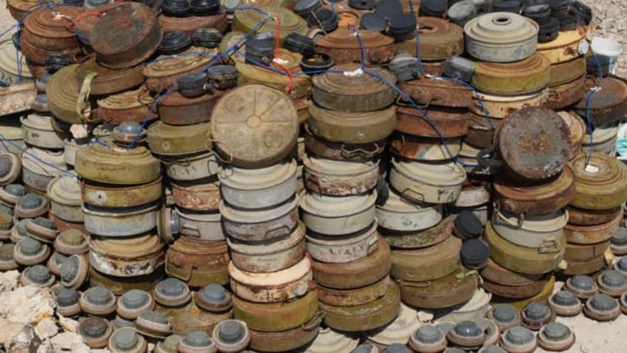 خلال اسبوع  :  مسام يعلن انتزاع  513 لغماً حوثيا في عدد من المحافظات اليمنية