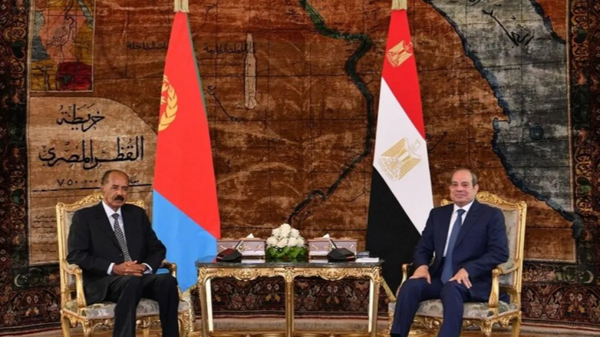 السيسي وأفورقي يبحثان أمن البحر الأحمر وإنهاء الأزمة السودانية