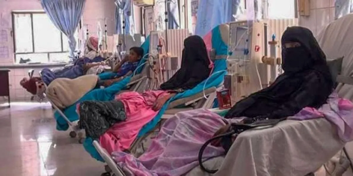 نداءات إنسانية لأجل مرضى الفشل الكلوي والسرطان في تعز